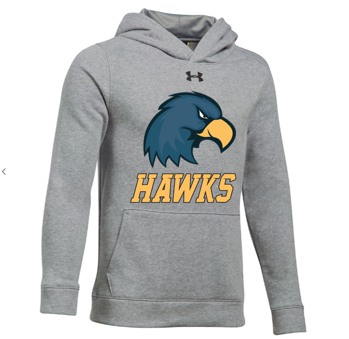 Under Armour - Sweatshirt - Pullover Hooded - Light Grey - Adult/Youth