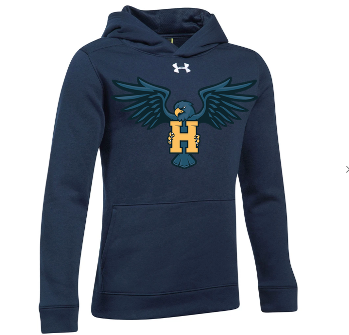 Under Armour - Sweatshirt - Pullover Hooded - Navy - Adult/Youth