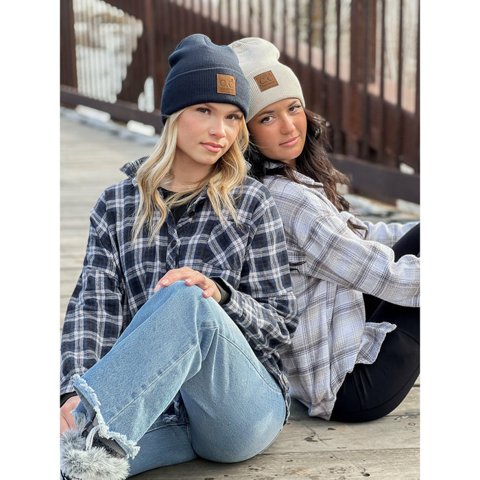 Unisex Classic Oversized Logo CC Beanie    beanie C.C Beanie- Tilden Co.