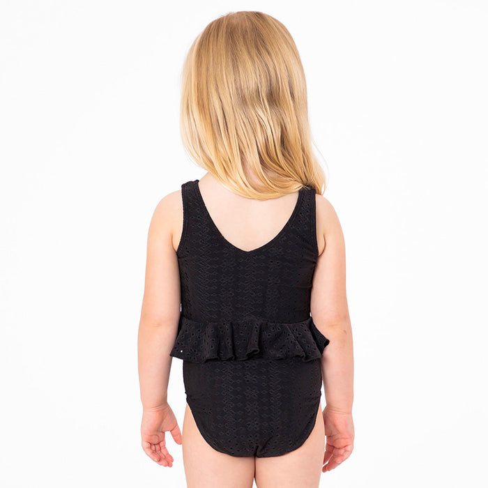 V Neck Peplum Tankini Top (Girls) Janela Bay- Tilden Co.