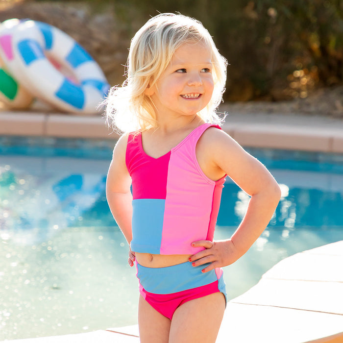 Fuchsia Color Block / 2T