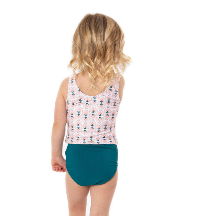 V Neck Tankini Top (Girls) Swim Top Janela Bay- Tilden Co.