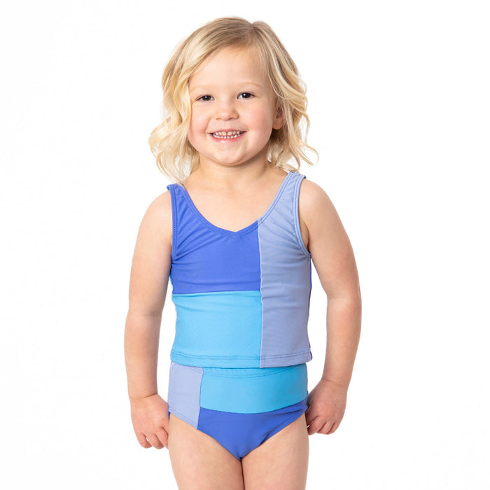 V Neck Tankini Top (Girls) Swim Top Janela Bay- Tilden Co.