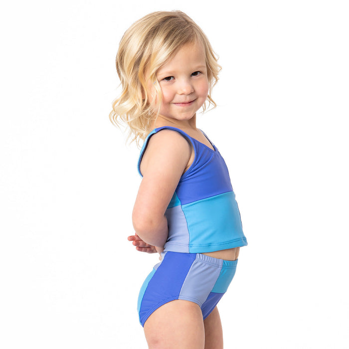 V Neck Tankini Top (Girls) Swim Top Janela Bay- Tilden Co.