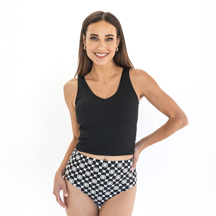 V Neck Tankini Top Swim Top Janela Bay- Tilden Co.