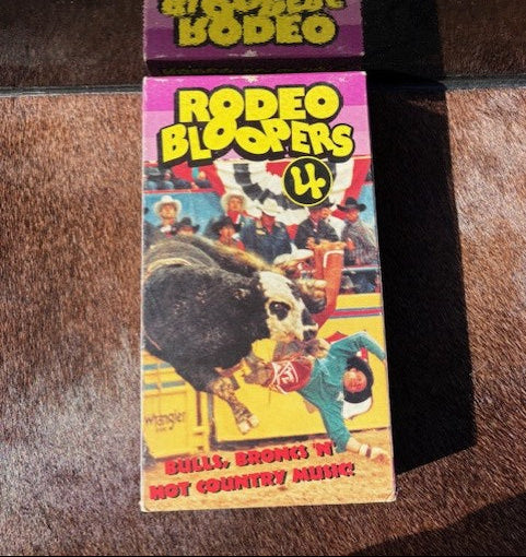 Vintage 1990's RODEO BLOOPERS VHS Tapes