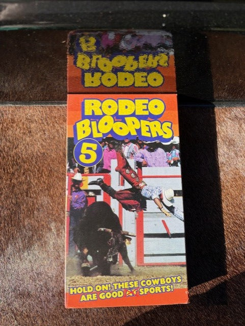 Vintage 1990's RODEO BLOOPERS VHS Tapes