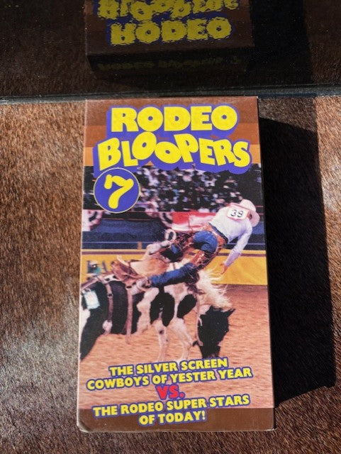 Vintage 1990's RODEO BLOOPERS VHS Tapes