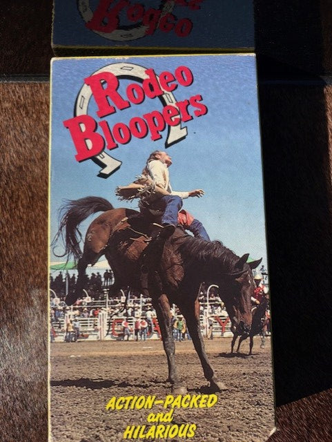 Vintage 1990's RODEO BLOOPERS VHS Tapes