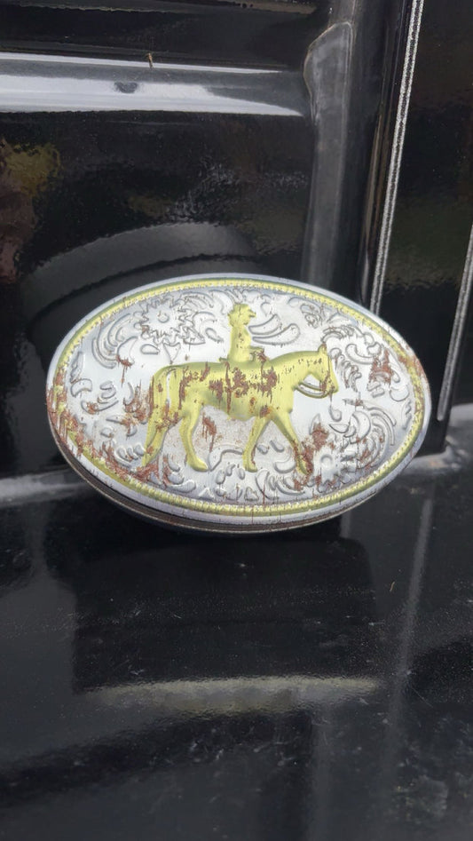Vintage Give-A-Gift Western Pleasure Jewelry Box