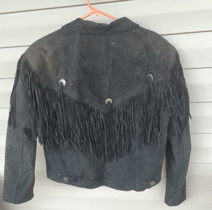 Vintage M. Julian Women’s Black Leather Short Jacket