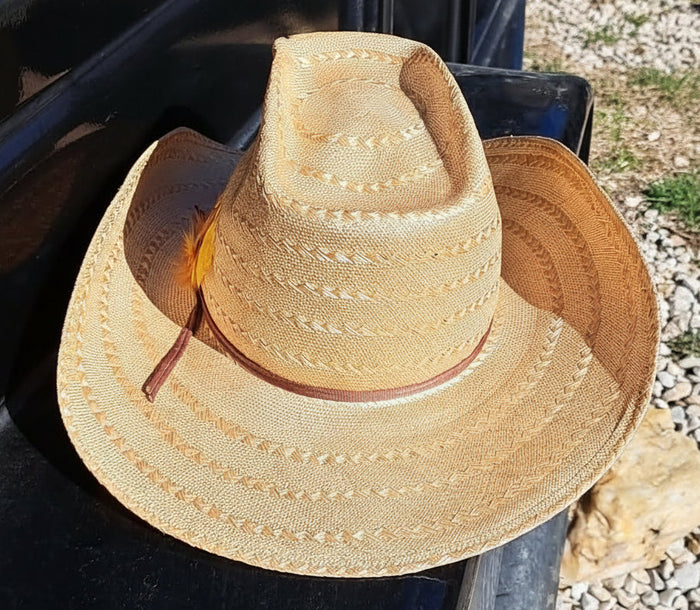 Vintage New Stetson Roadrunner 7 3/8" Straw With Vintage Box Included