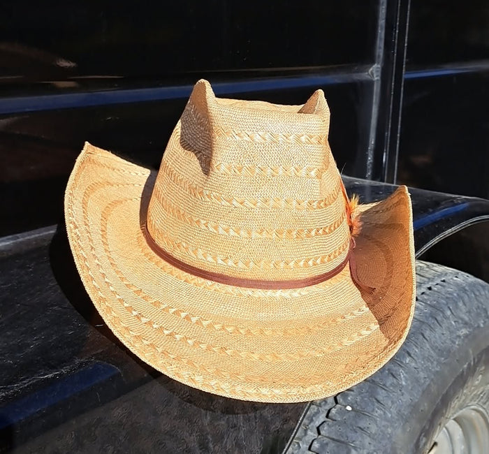 Vintage New Stetson Roadrunner 7 3/8" Straw With Vintage Box Included