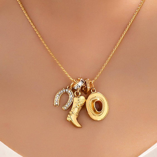 Western Charm Necklace Necklace JOSSLYN by wall to wall- Tilden Co.