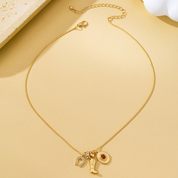 Western Charm Necklace Necklace JOSSLYN by wall to wall- Tilden Co.