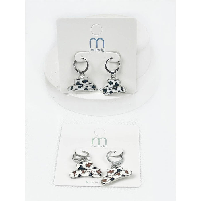Western Cowgirl Hat Earrings Love and Repeat- Tilden Co.