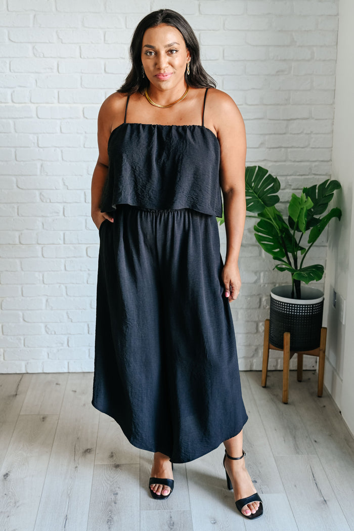 When All is Said and Done Spaghetti Strap Jumpsuit Jumpsuit Ave Shops- Tilden Co.