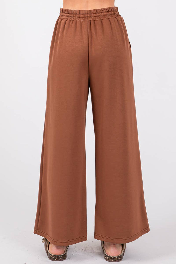 Wide Leg Drawstring Pants Sewn and Seen- Tilden Co.
