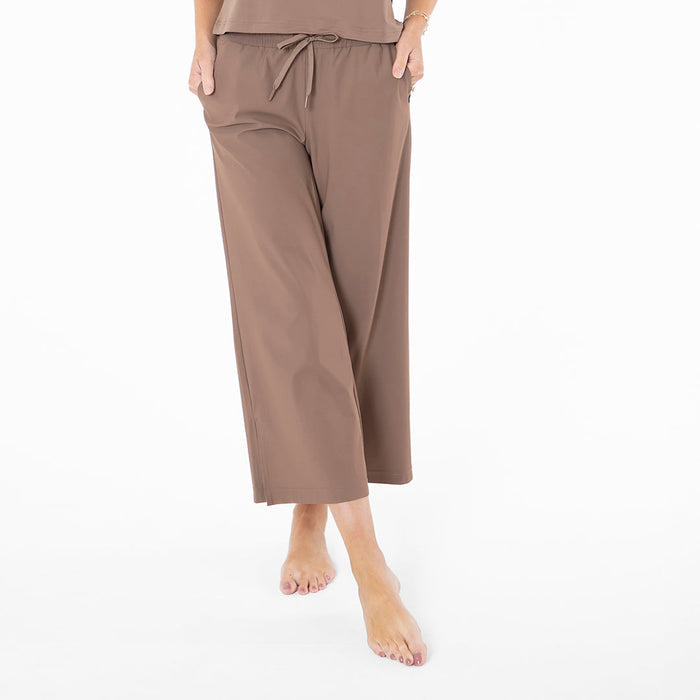 Wide Leg Tech Pants Casual Pants Janela Bay- Tilden Co.