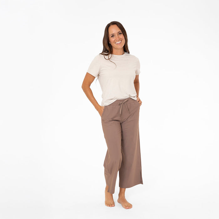 Wide Leg Tech Pants Casual Pants Janela Bay- Tilden Co.