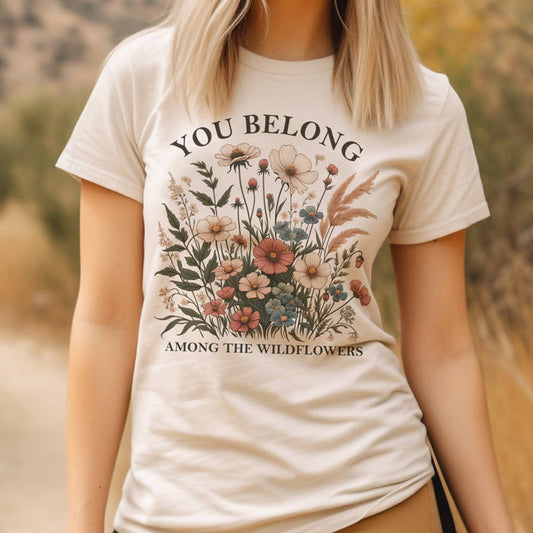 Wildflowers Graphic Tee Small Small T-Shirt Par.tees by Party On!- Tilden Co.