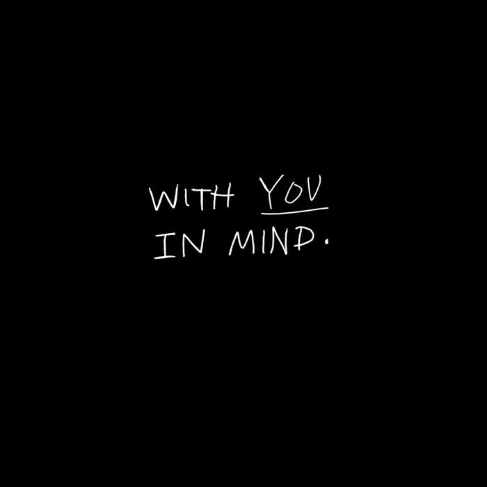 With You In Mind Black T-Shirt
