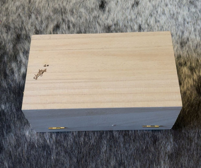 Wood Burned Box - Bull Riding "Rodeo Time" - Customized