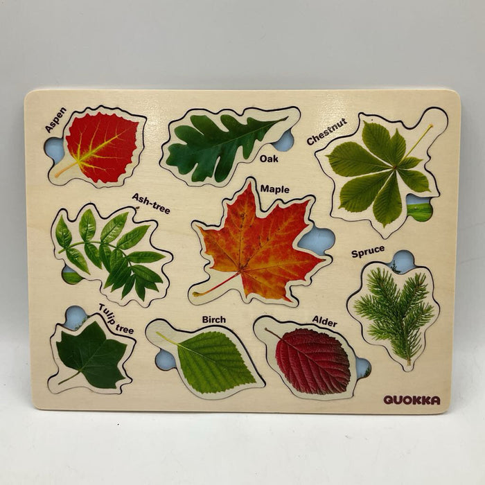 Wooden Leaves Puzzle