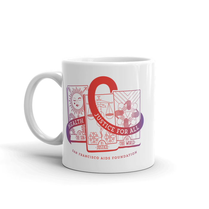 World AIDS Day, Radiant Tarot Reading Mug