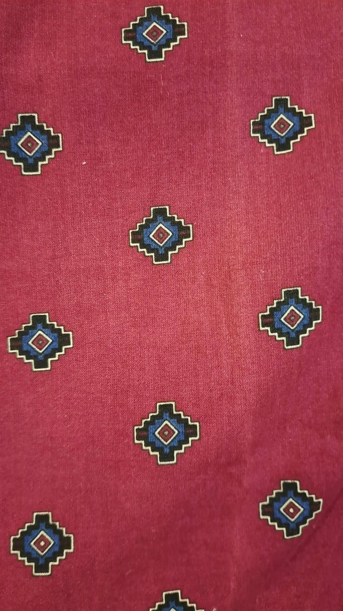 Wrangler 80's Men's Magenta And Black Block Color