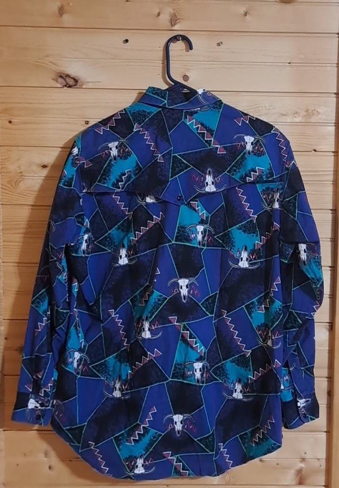 Wrangler 90's Men's Crazy Cow Skull