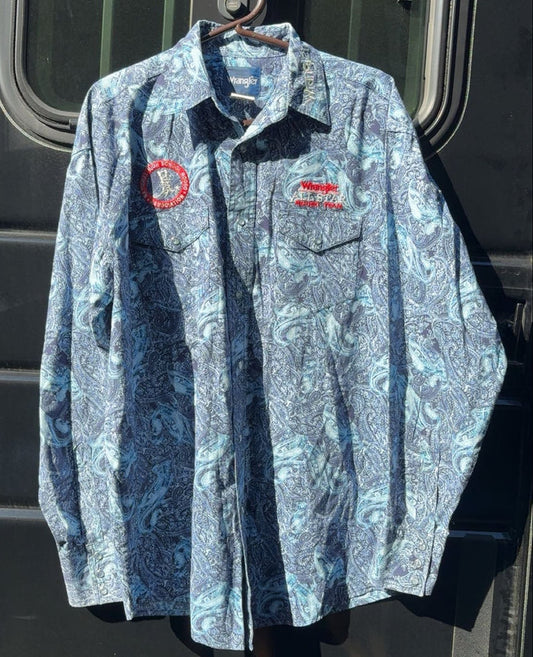 Wrangler National High School Rodeo Association - All Star Rodeo Team Blue & Purple Paisley