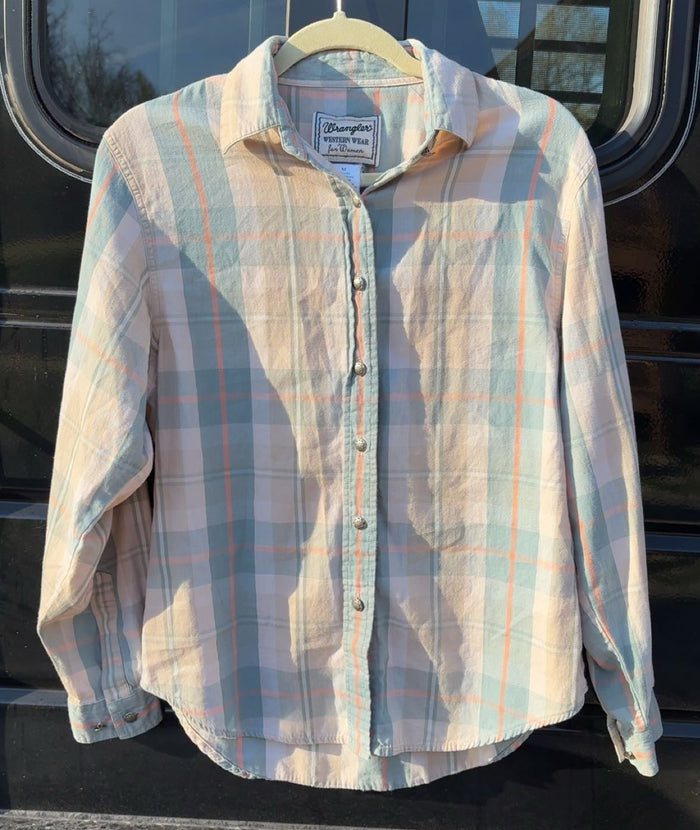 Wrangler Women's Plaid Button Up