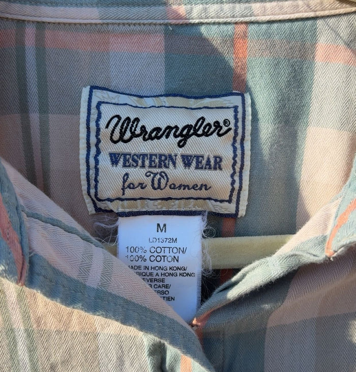 Wrangler Women's Plaid Button Up