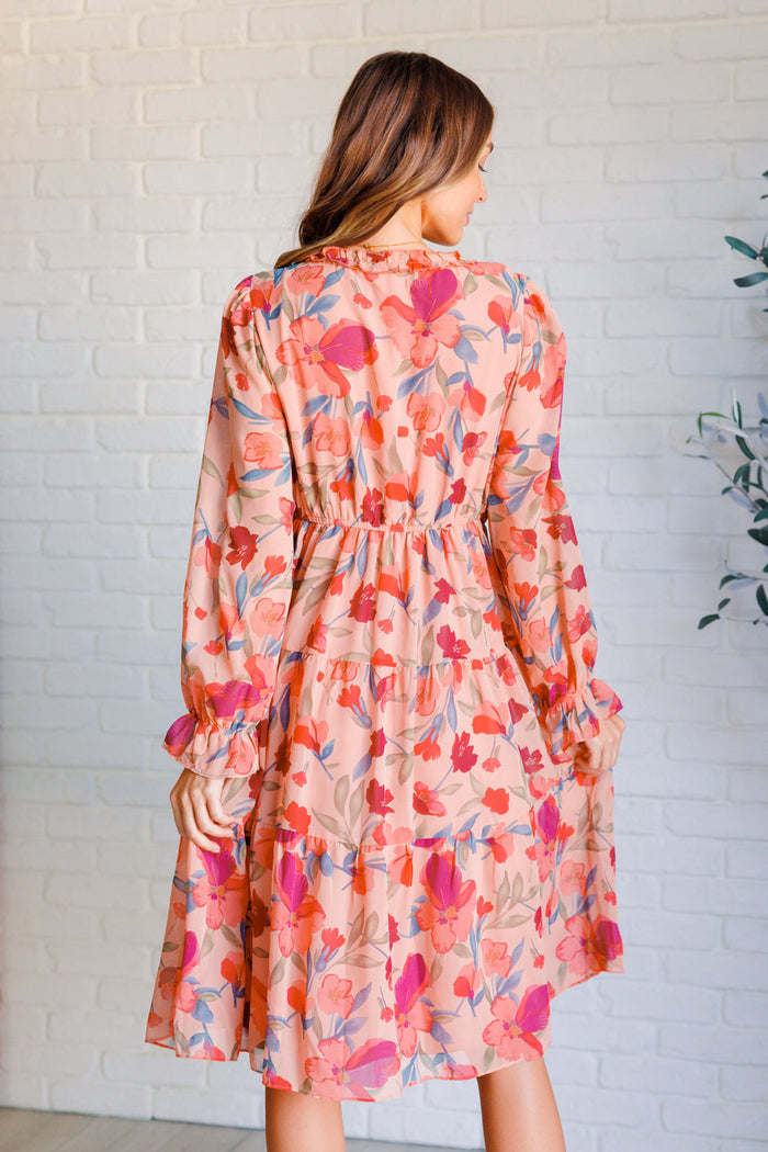 You And Me Floral Dress Midi Dress Ave Shops- Tilden Co.