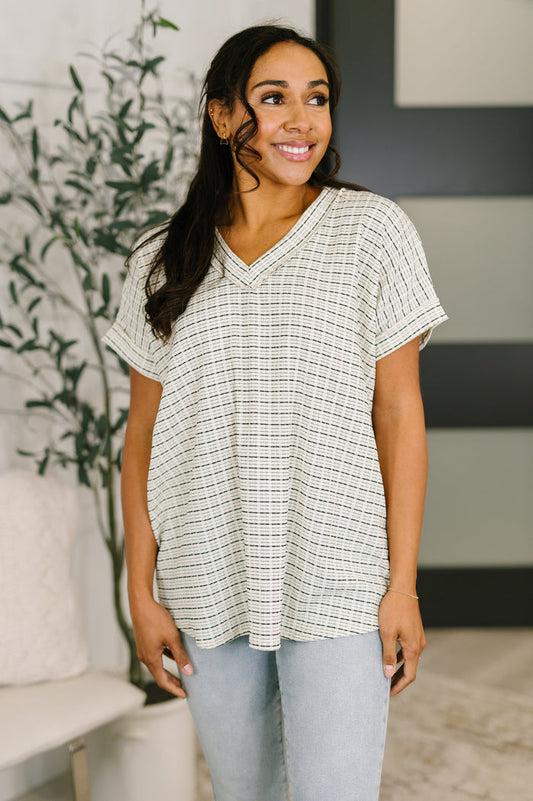 You Just Get It V-Neck Top Womens Ave Shops- Tilden Co.