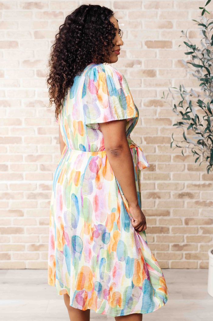 Young, Wild & Free Round Neck Dress Knee Length Dress Ave Shops- Tilden Co.