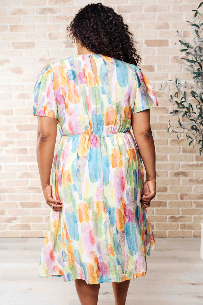 Young, Wild & Free Round Neck Dress Knee Length Dress Ave Shops- Tilden Co.