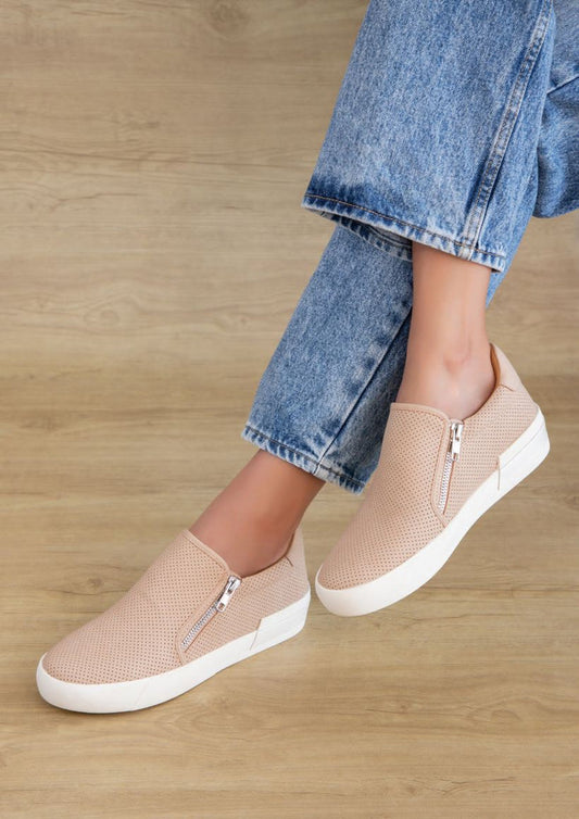 Zion Sneaker in Nude Sneaker Maker's Shoes- Tilden Co.